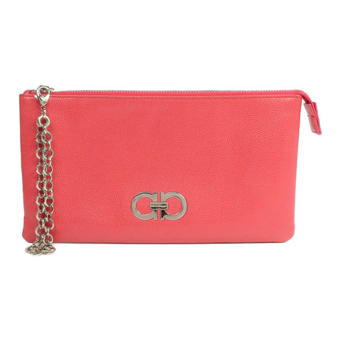 Salvatore Ferragamo 牛皮皮革Pouch手拿包