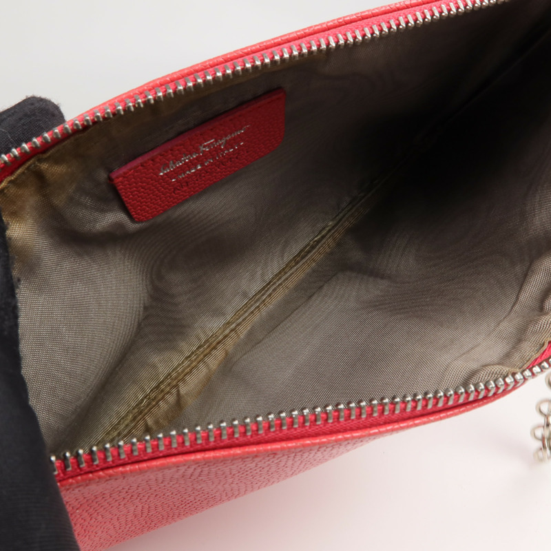 Salvatore Ferragamo 牛皮皮革Pouch手拿包-3