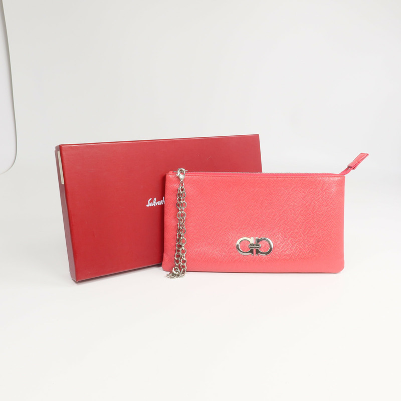 Salvatore Ferragamo 牛皮皮革Pouch手拿包-7