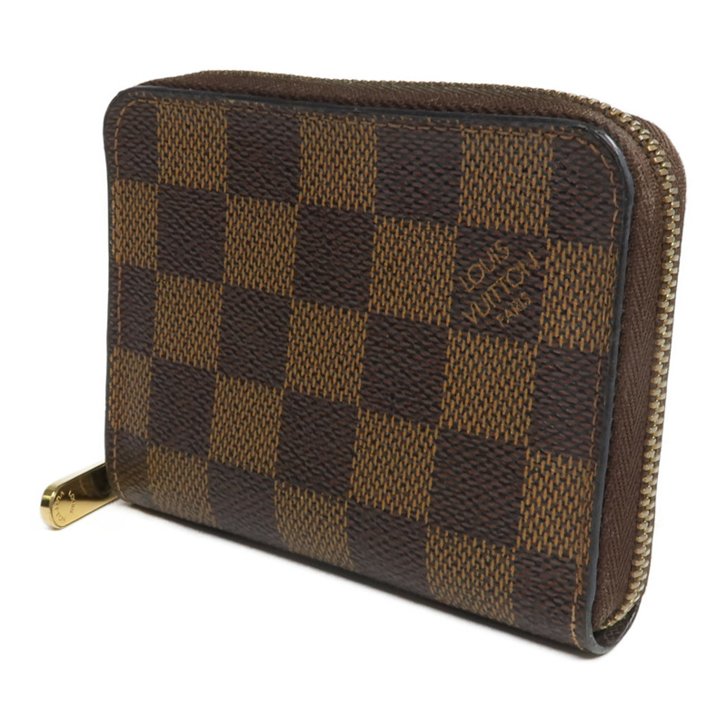 LOUIS VUITTON Damier Zippy Coin Purse金扣零錢包/卡片套-1