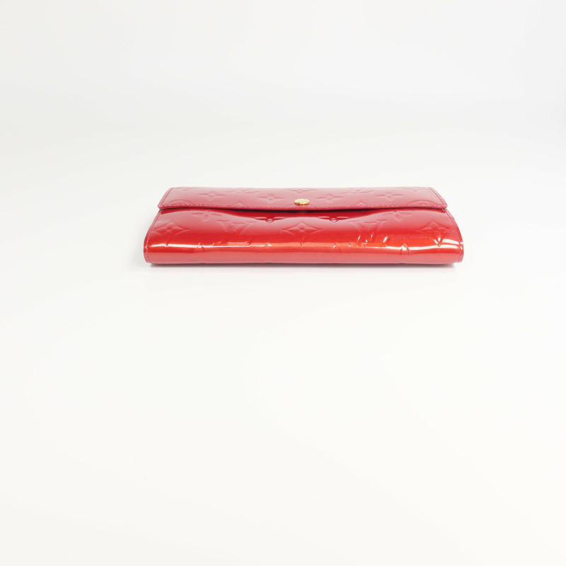 LOUIS VUITTON Monogram Vernis Portefeuille Sarah長錢包-6
