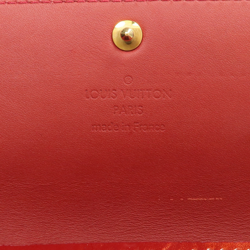 LOUIS VUITTON Monogram Vernis Portefeuille Sarah長錢包-8