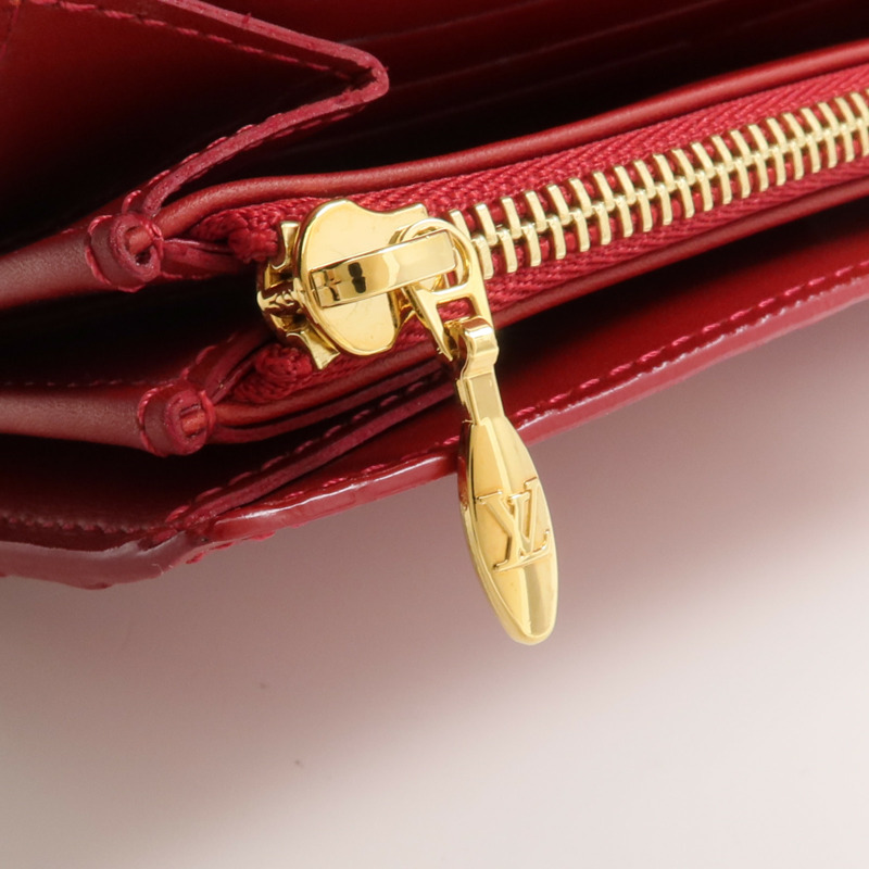 LOUIS VUITTON Monogram Vernis Portefeuille Sarah長錢包-16