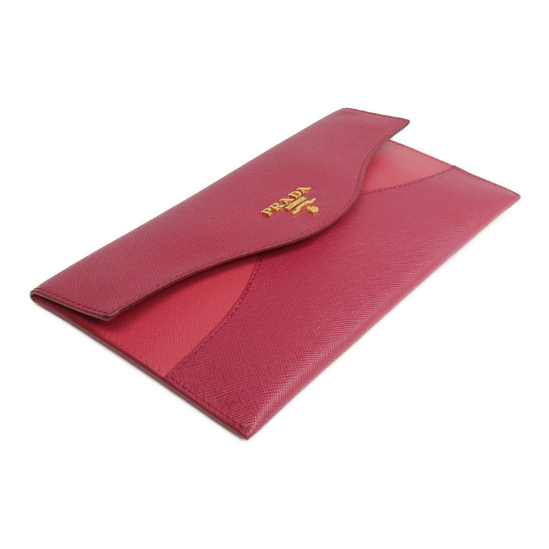 PRADA 牛皮皮革Long Wallet長錢包-3