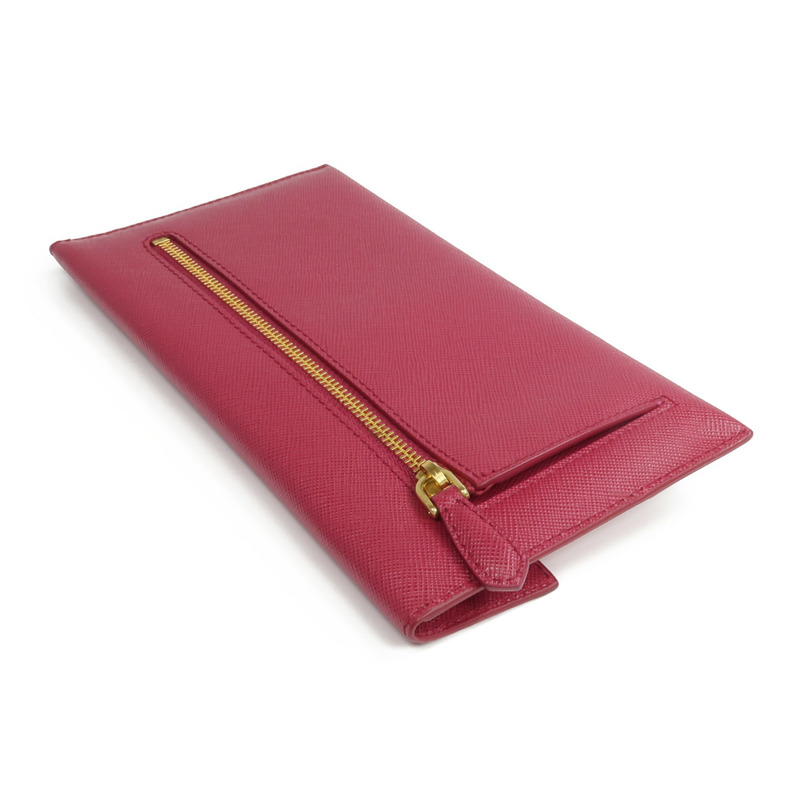 PRADA 牛皮皮革Long Wallet長錢包-4