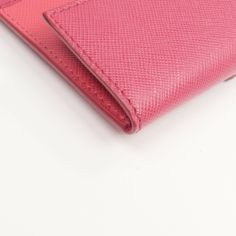 PRADA 牛皮皮革Long Wallet長錢包-12