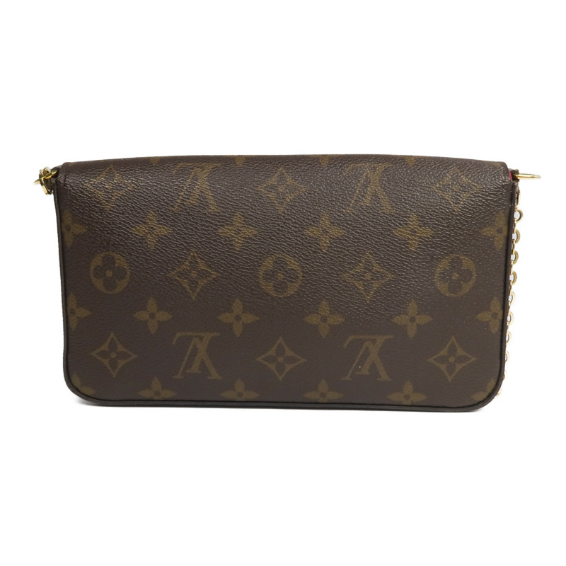 LOUIS VUITTON Monogram Pochette Felicie金扣鏈帶肩背袋-2