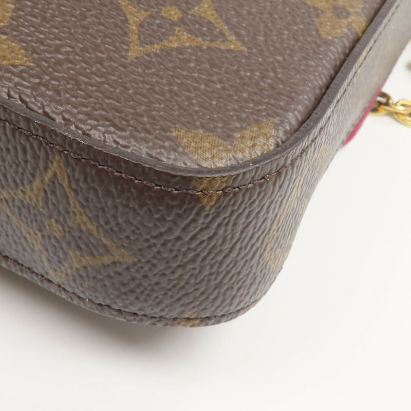 LOUIS VUITTON Monogram Pochette Felicie金扣鏈帶肩背袋-12