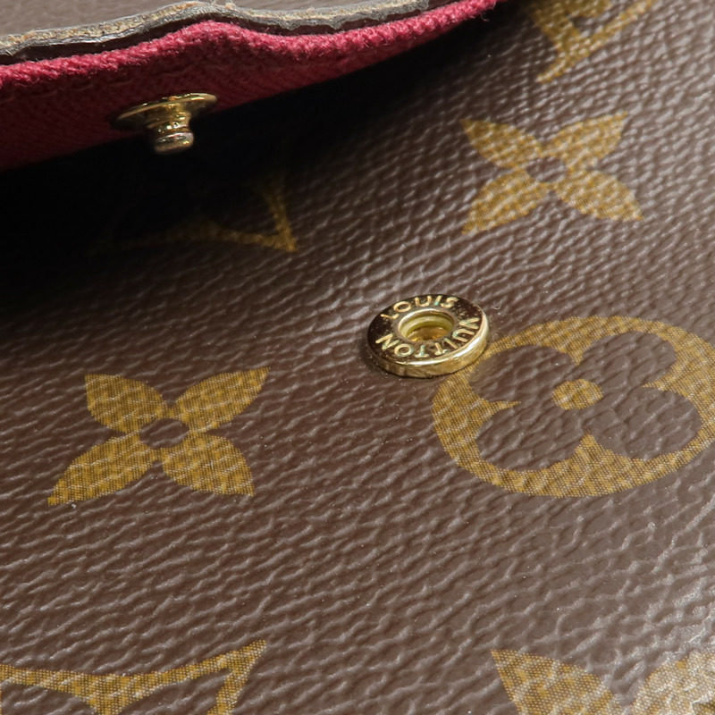LOUIS VUITTON Monogram Pochette Felicie金扣鏈帶肩背袋-14