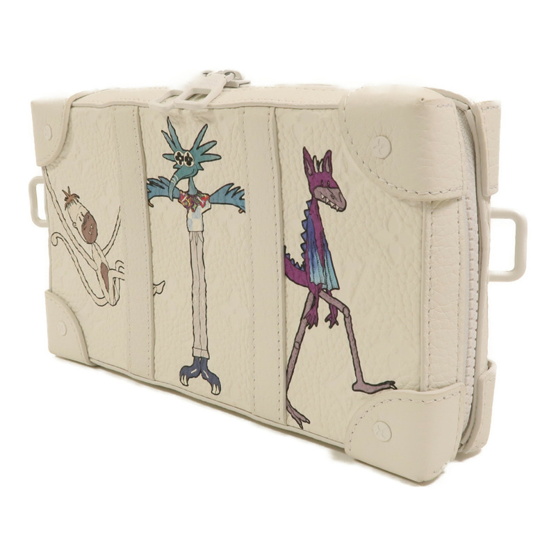 LOUIS VUITTON Monogram Taurillon LV Friends Soft Trunk肩背袋-2