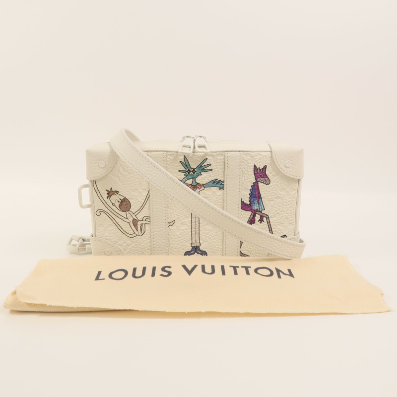LOUIS VUITTON Monogram Taurillon LV Friends Soft Trunk肩背袋-8