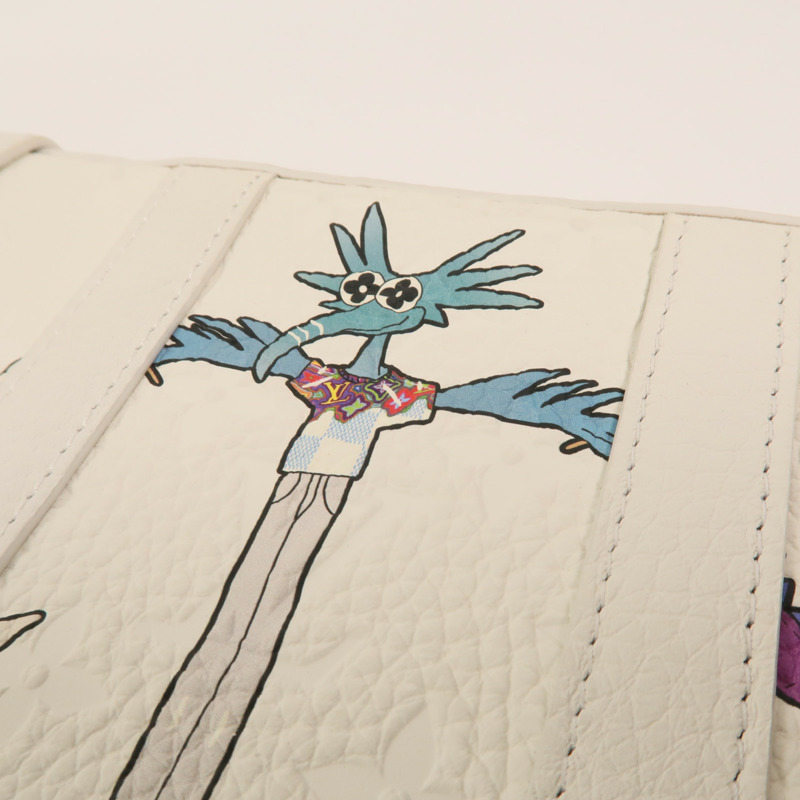 LOUIS VUITTON Monogram Taurillon LV Friends Soft Trunk肩背袋-14