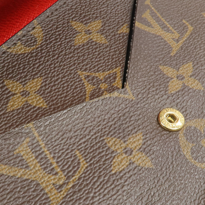 LOUIS VUITTON Monogram Portefeuille Jeanne長錢包-10