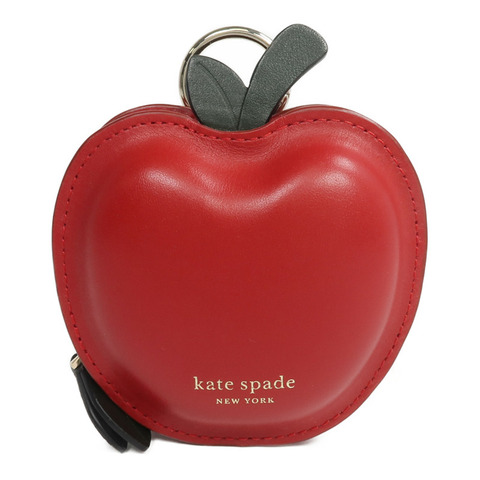 Kate Spade 牛皮皮革On A Roll 3D Apple零錢包