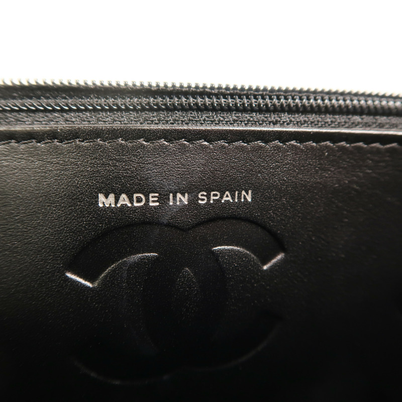 CHANEL 牛皮皮革Cambon Wallet on Chain鏈帶肩背袋-6