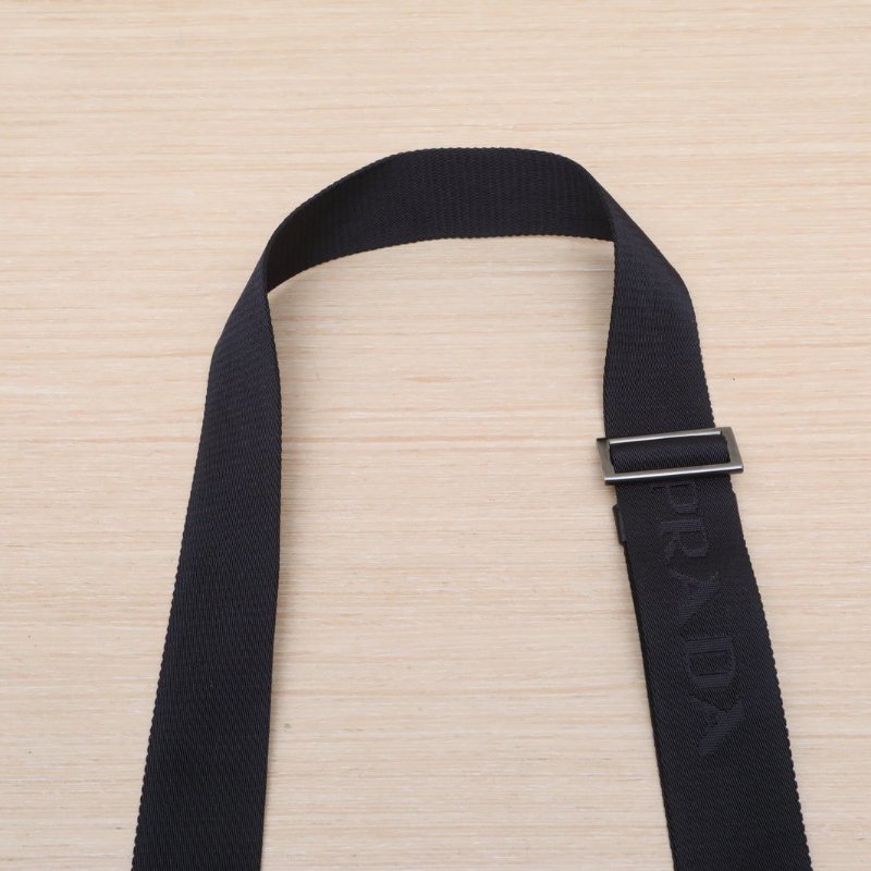 PRADA 黑色牛皮托特包手提包肩背包-2