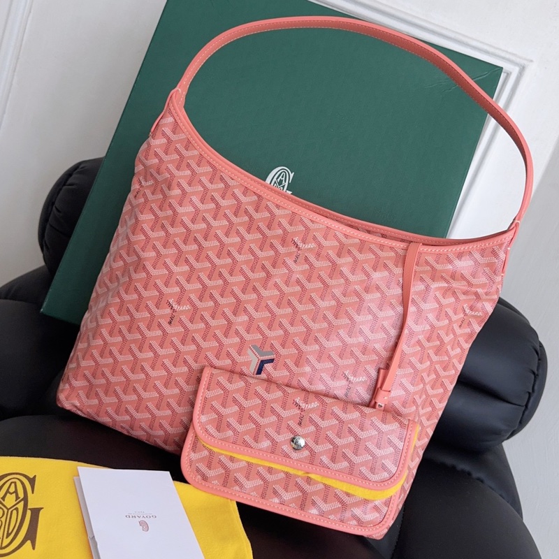 【全新品】 Goyard 戈雅hobo子母包 24年限定色 超美櫻花粉-0