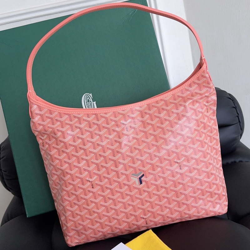 【全新品】 Goyard 戈雅hobo子母包 24年限定色 超美櫻花粉-2
