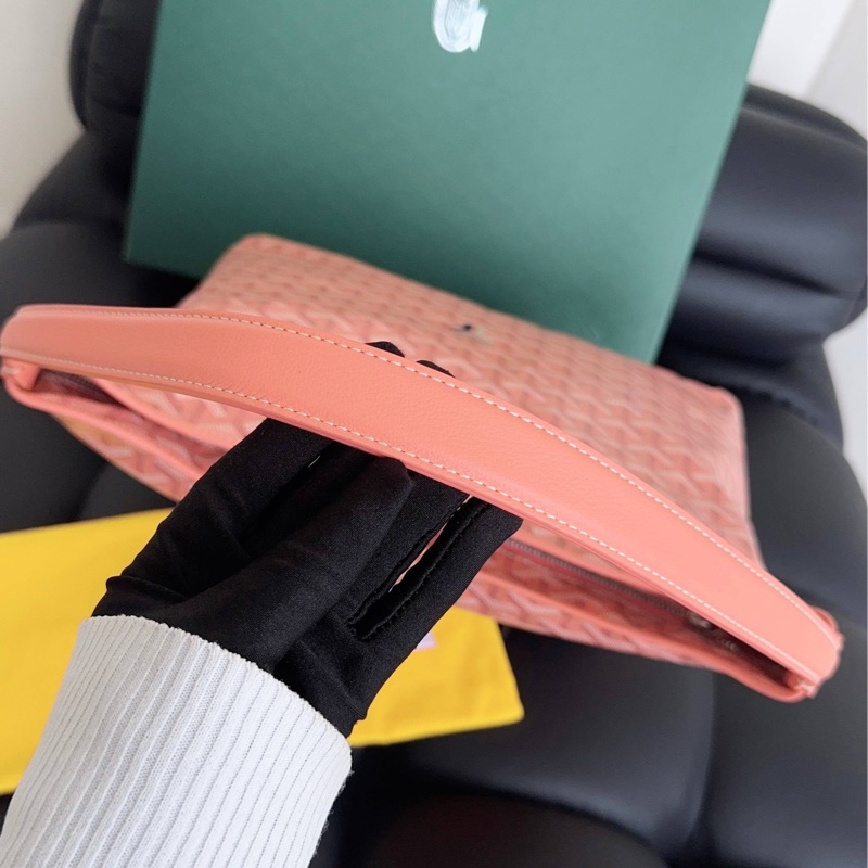 【全新品】 Goyard 戈雅hobo子母包 24年限定色 超美櫻花粉-8