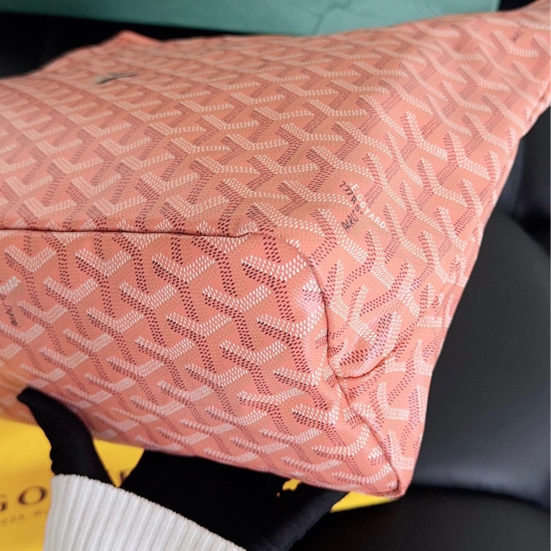 【全新品】 Goyard 戈雅hobo子母包 24年限定色 超美櫻花粉-11