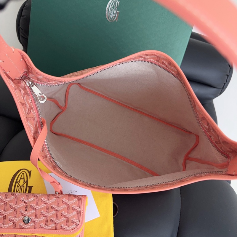 【全新品】 Goyard 戈雅hobo子母包 24年限定色 超美櫻花粉-14