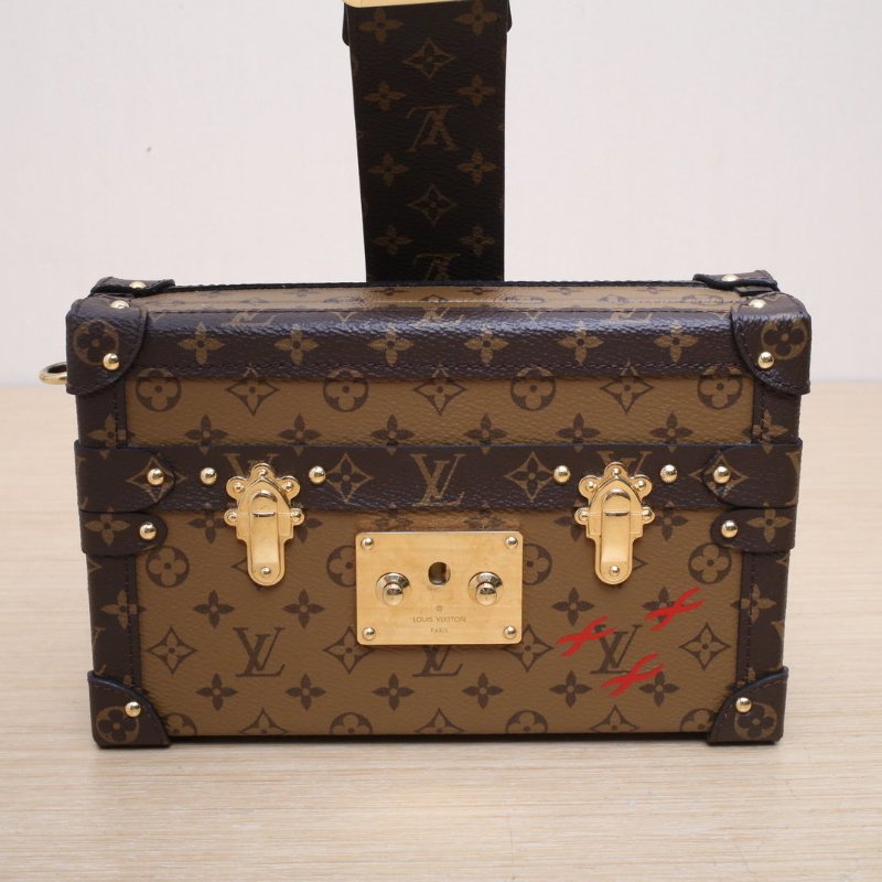 LOUIS VUITTON PETITEMALLE月光寶盒20老花PVC肩背包-2