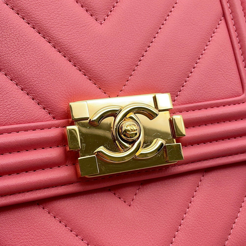 香奈兒鏈條單背包 Boy 皮革 AS0130 香奈兒女士手提包-8