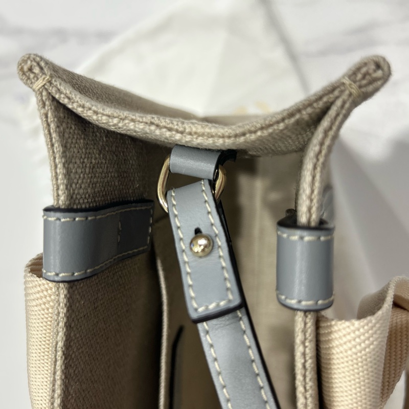 Chloe small woody tote bag 灰藍色-13