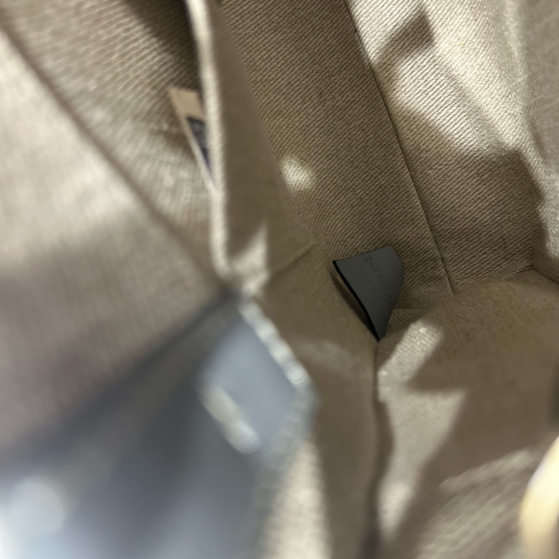 Chloe small woody tote bag 灰藍色-15