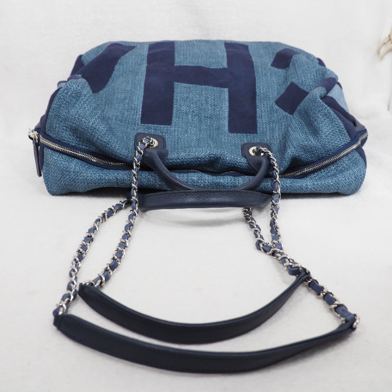 CHANEL Deauville Bowling bag-4