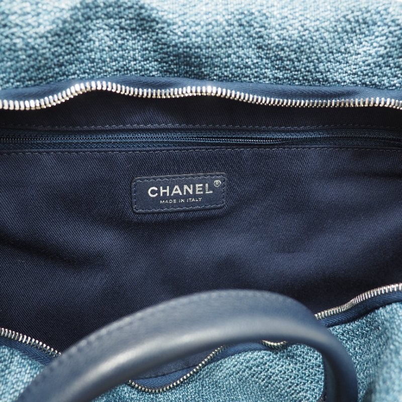 CHANEL Deauville Bowling bag-12