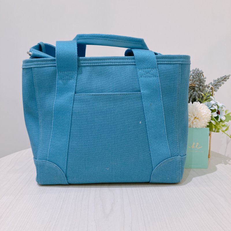 TK2017 Kenzo Tote Bag Blue Canvas-1