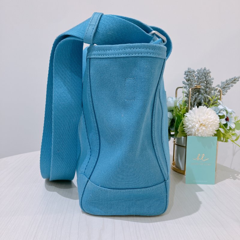 TK2017 Kenzo Tote Bag Blue Canvas-2