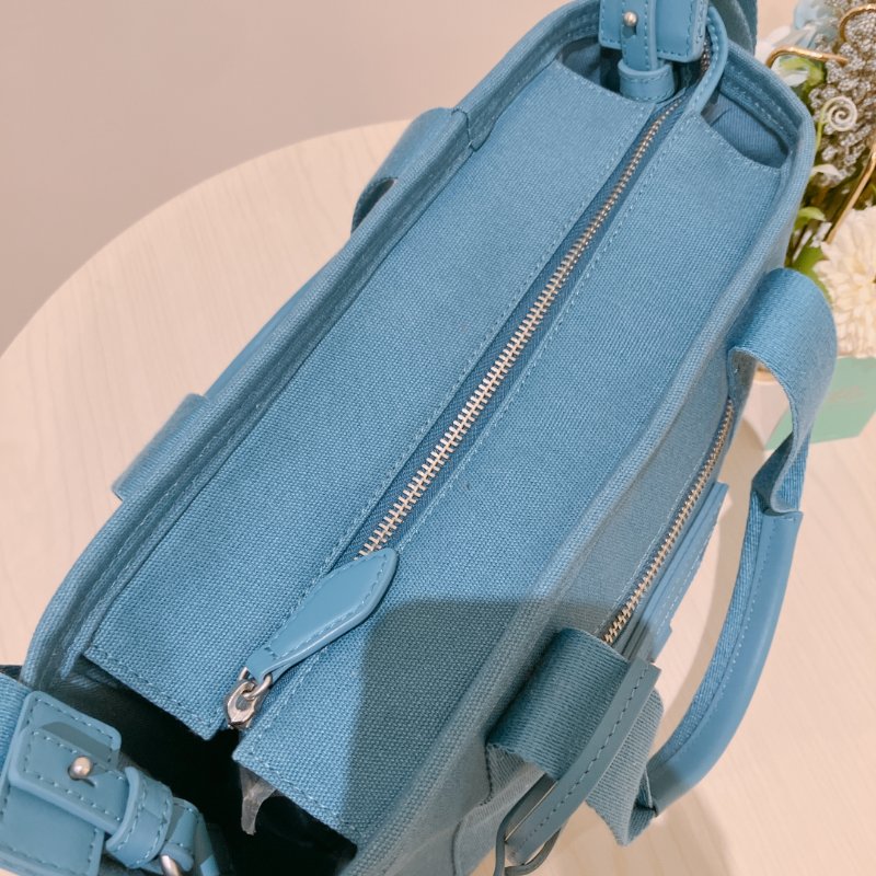 TK2017 Kenzo Tote Bag Blue Canvas-9