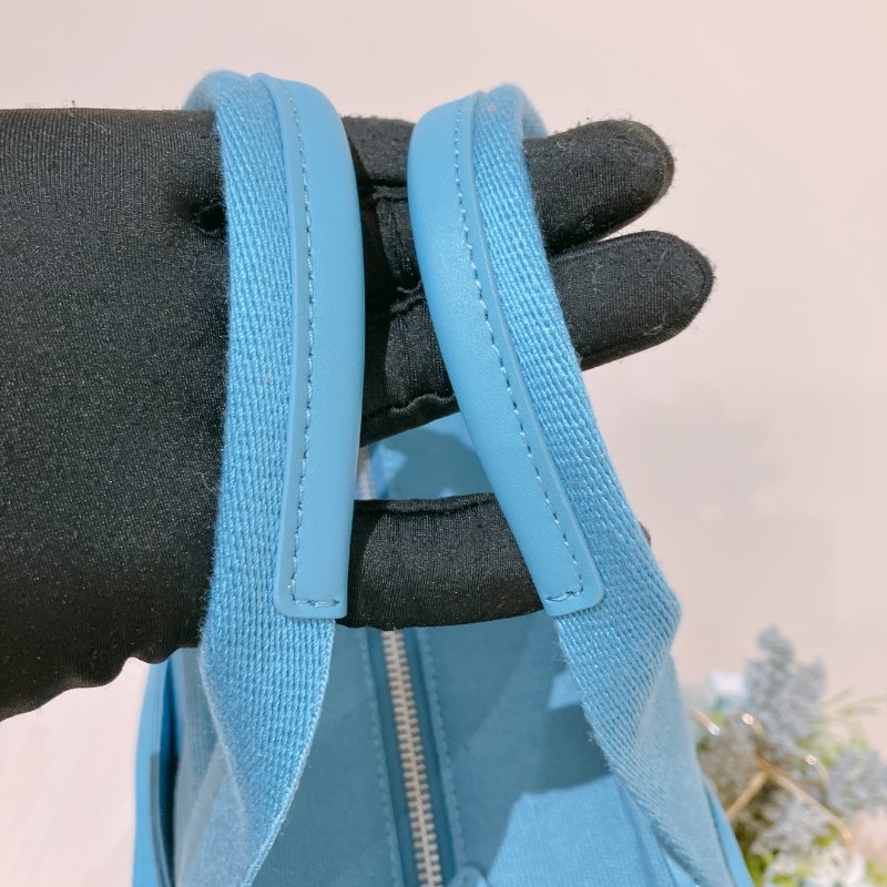 TK2017 Kenzo Tote Bag Blue Canvas-11