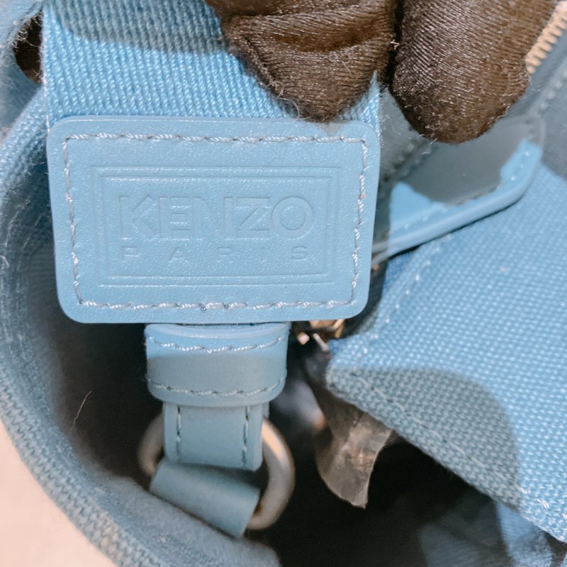 TK2017 Kenzo Tote Bag Blue Canvas-13