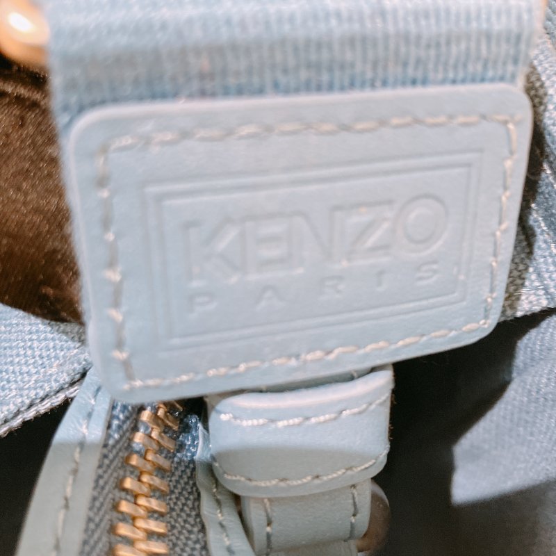 TK2017 Kenzo Tote Bag Blue Canvas-14