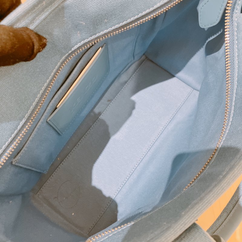 TK2017 Kenzo Tote Bag Blue Canvas-26