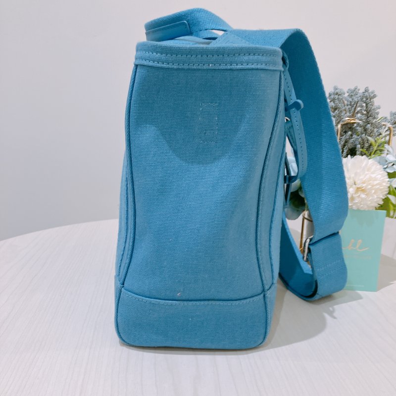 TK2017 Kenzo Tote Bag Blue Canvas-28