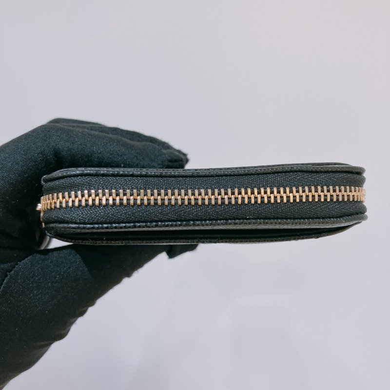TK2020	Chanel 香奈兒經典豆腐拉鍊銀包 Classic Zipped Coin Card Holder Caviar Black x GHW-4