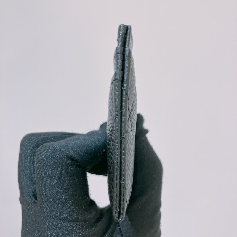 TK2021	Chanel Classic Card Holder Caviar Black-5