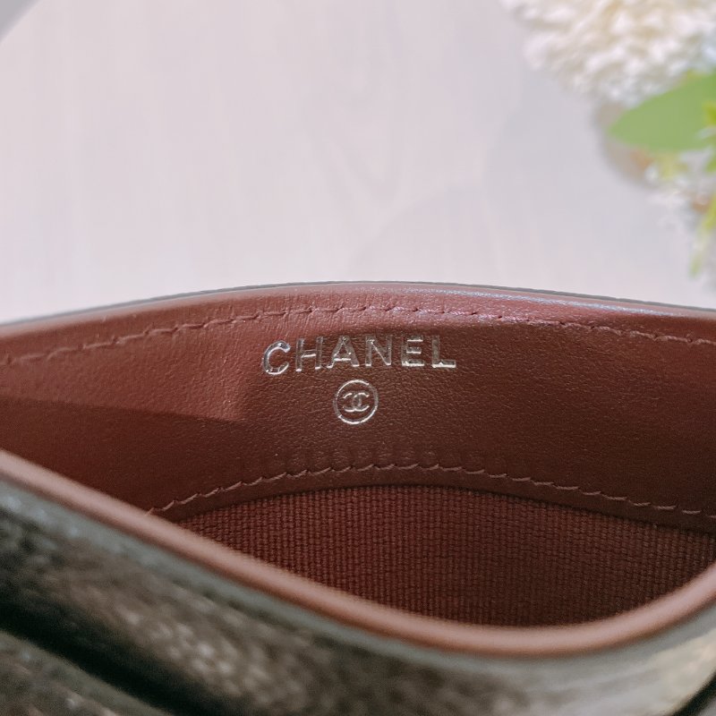TK2021	Chanel Classic Card Holder Caviar Black-9