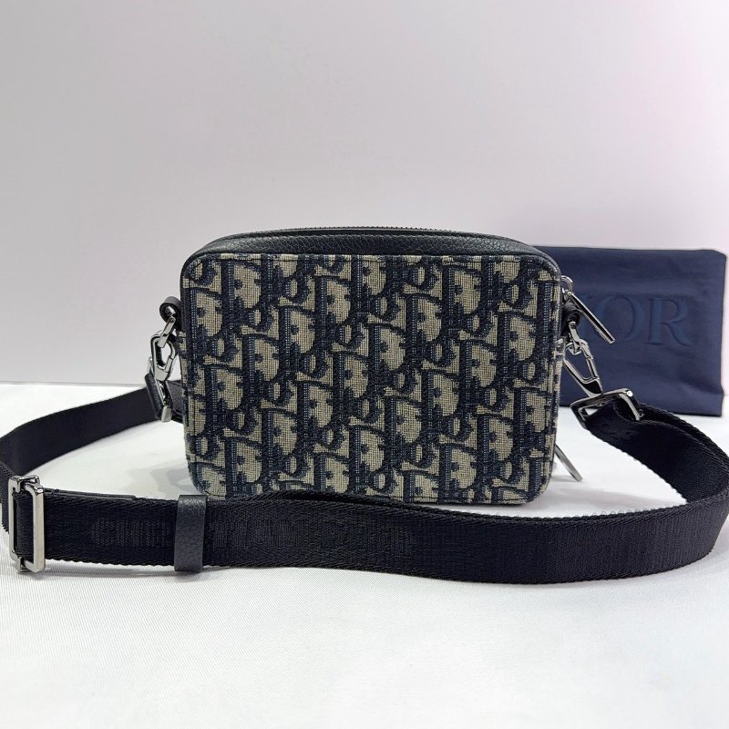 DIOR Oblique雙層拉鏈老花相機包-1