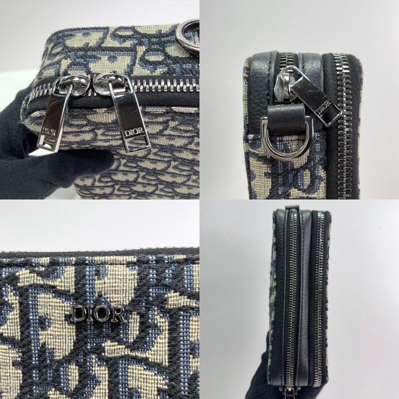 DIOR Oblique雙層拉鏈老花相機包-5