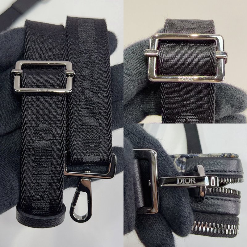 DIOR Oblique雙層拉鏈老花相機包-6