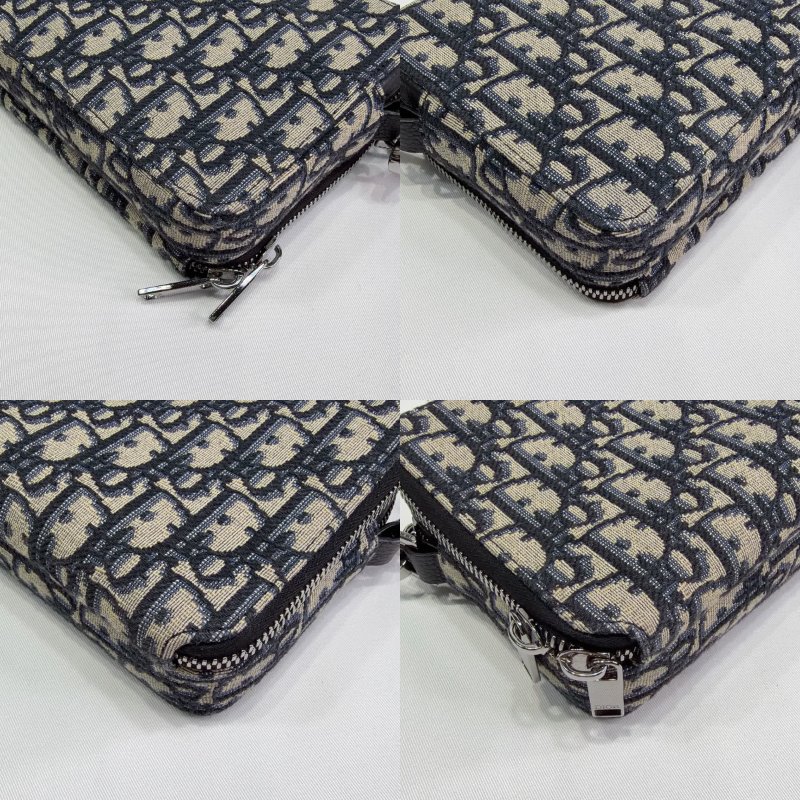 DIOR Oblique雙層拉鏈老花相機包-9