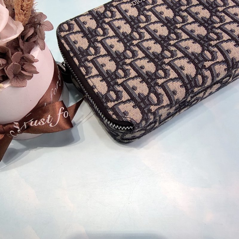 DIOR Oblique雙層拉鏈緹花相機包-9