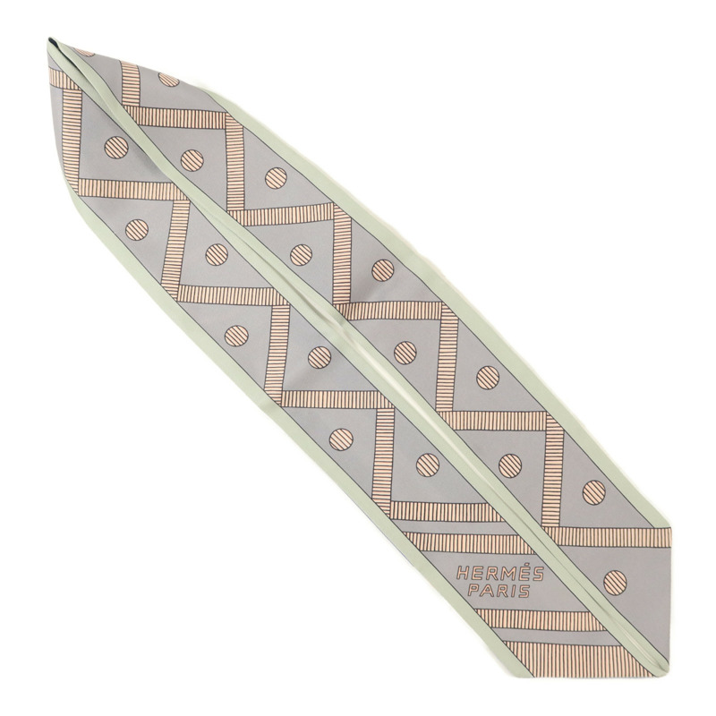 HERMES 絲質Twilly絲巾-3