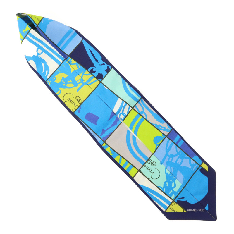 HERMES 絲質Twilly絲巾-3
