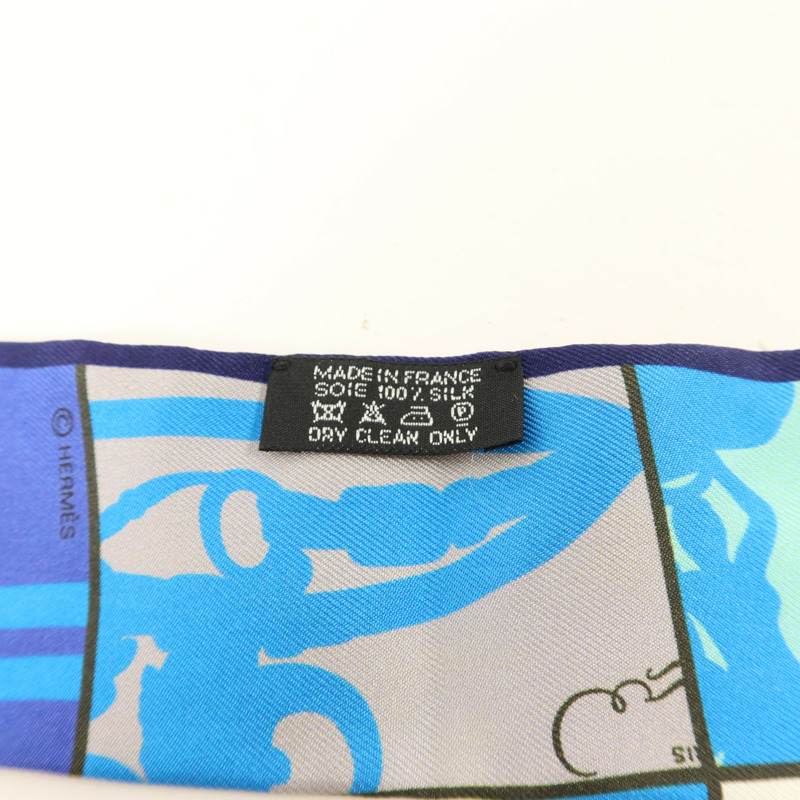 HERMES 絲質Twilly絲巾-6